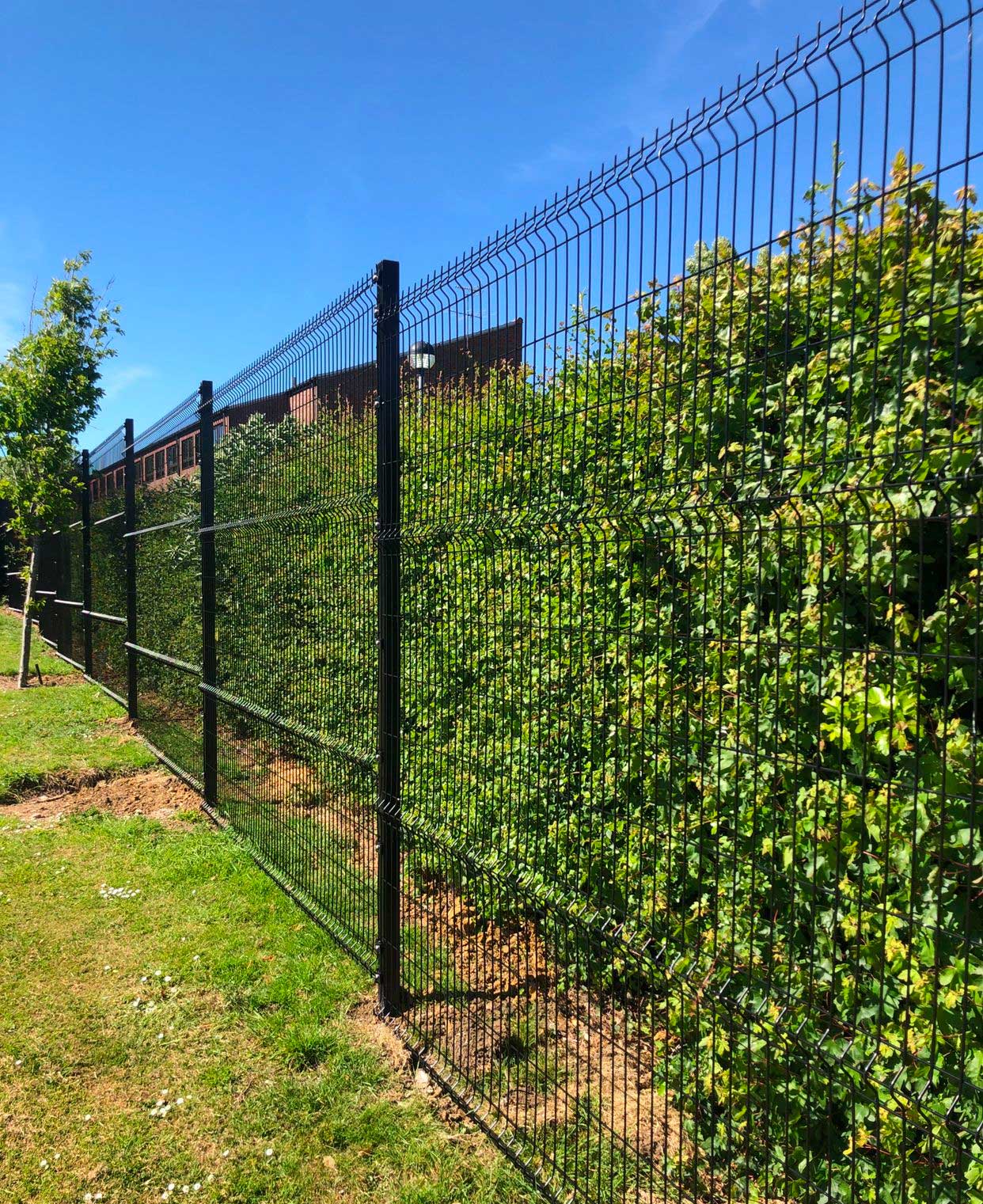 School security fence installation